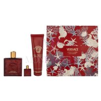 Versace Eros Flame Geschenkset Eau de Parfum 100ml/ Bath & Shower Gel 150ml/Miniatura