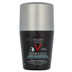 Vichy Homme Invisible Resist 72H Deo Roll-On 50ml