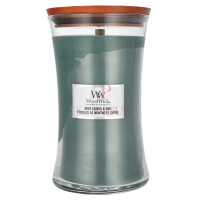 Woodwick Mint Leaves & Oak Large Hourglass Candle 1Stk
