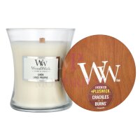 Woodwick Linen Medium Hourglass Candle 1Stk