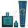 Versace Eros Pour Homme Geschenkset Eau de Toilette 100ml/Bath & Shower Gel 150ml/Edt 5ml