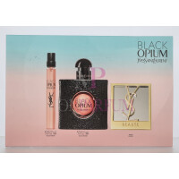 YSL Black Opium Geschenkset Eau de Parfum 50ml/Eau de Parfum 10ml/Mirror