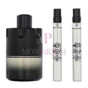 Azzaro The Most Wanted Intense Geschenkset Eau de Toilette 100ml/2x Eau de Toilette 10ml