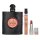 YSL Black Opium Geschenkset Eau de Parfum 90ml/Epd Spray 10ml/Mini Lipstick #44 1.3g
