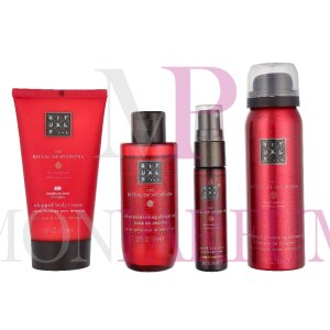 Rituals Ayurveda Small Geschenkset Shower Oil 75ml/Foaming Shower Gel 50ml/Hair & Body Mist 20ml/Body Cream 70ml