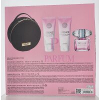 Versace Bright Crystal Geschenkset Eau de Toilette 90ml/Body Lotion 100ml/Shower Gel 100ml/Pouch