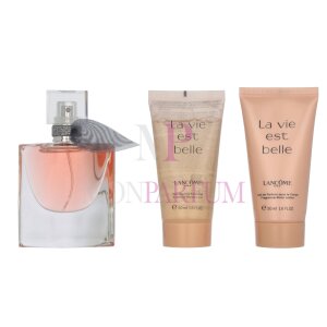 Lancome La Vie Est Belle Geschenkset Eau de Parfum 30ml/Shower Gel 50ml/Body Lotion 50ml