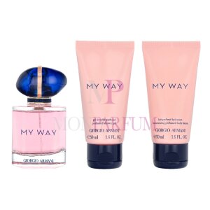 Armani My Way Geschenkset Eau de Parfum 50ml/Shower Gel 50ml/Body Lotion 50ml