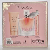 Lancome La Vie Est Belle Geschenkset Eau de Parfum 50 ml / Edp Travel Spray 10 ml / Body Lotion 50 ml
