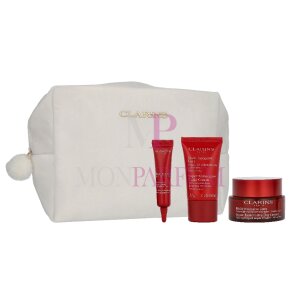 Clarins Super Restorative Geschenkset Day Cream 50ml/Eye Cream 7ml/Night Cream 15ml/Double Serum 0,9ml