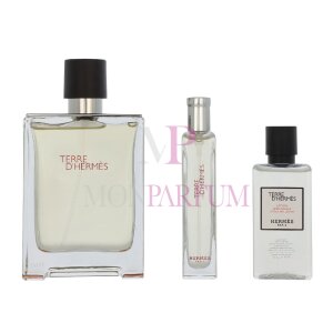 Hermes Terre DHermes Geschenkset Eau de Toilette 100 ml/After Shave Lotion 40 ml/Eau de Toilette 15 ml