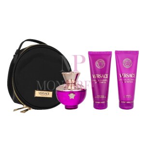 Versace Dylan Purple Geschenkset Eau de Parfum 100ml/Body Lotion 100ml/Shower Gel 100ml /Bag