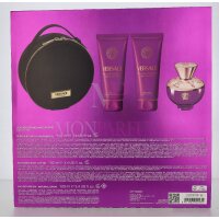 Versace Dylan Purple Geschenkset Eau de Parfum 100ml/Body Lotion 100ml/Shower Gel 100ml /Bag