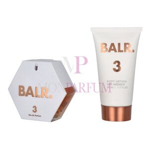BALR. 3 FOR WOMEN Geschenkset Holidays 2023-2024 -Eau de Parfum 30ml/Body Lotion 50ml