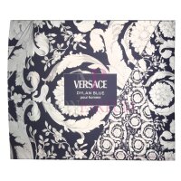 Versace Dylan Blue Pour Homme Geschenkset Eau de Toilette 50ml/Bath & Shower Gel 50ml/Aftershave Balm 50ml
