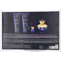 Versace Dylan Blue Pour Femme Geschenkset Eau de Parfum 100ml/Eau de Parfum 5ml/Body Lotion 100ml/Bath & Shower Gel 100ml