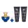 Versace Dylan Blue Pour Femme Geschenkset Eau de Parfum 100ml/Eau de Parfum 5ml/Body Lotion 100ml/Bath & Shower Gel 100ml