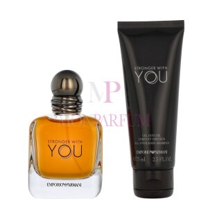 Armani Stronger With You Geschenkset Eau de Toilette 50 ml/Shower Gel 75 ml