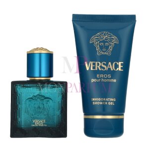 Versace Eros Pour Homme Geschenkset Eau de Toilette 30ml/Bath & Shower Gel 50ml