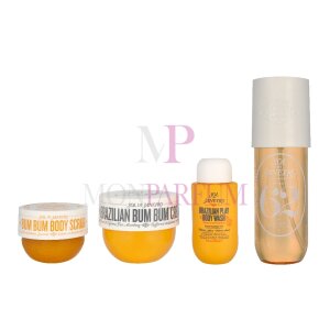 Sol De Janeiro Glow Ready With Me Geschenkset Body Wash 90ml/BumBum Body Scrub 75g/Bum Bum Cream 150ml/Cheirosa 62 Perfume Mist 240ml