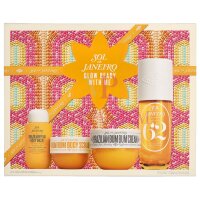 Sol De Janeiro Glow Ready With Me Geschenkset Body Wash 90ml/BumBum Body Scrub 75g/Bum Bum Cream 150ml/Cheirosa 62 Perfume Mist 240ml