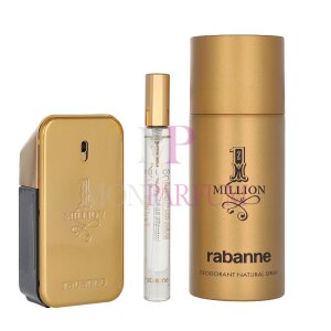 Paco Rabanne 1 Million Geschenkset Eau de Toilette 50ml/Deo Spray 150ml/Eau de Toilette 10ml