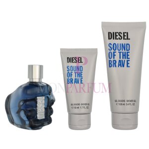 Diesel Sound of the Brave Geschenkset Eau de Toilette75ml/ Shower Gel 100ml/Shower Gel 50ml