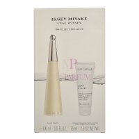 Issey Miyake LEau DIssey Pour Femme Geschenkset Eau de Toilette 100ml/Moisturizing Body Cream 75ml