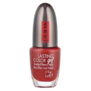 Pupa Lasting Color Gel Glass Effect Nail Polish #101 Oxblood Red 5ml