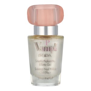 Pupa Vamp! Scented Nail Polish Gel Effect #125 White Snow 9ml