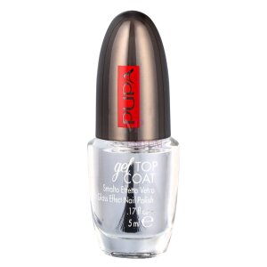 Pupa Lasting Color Gel Glass Effect Nail Polish Gel Top Coat 5ml