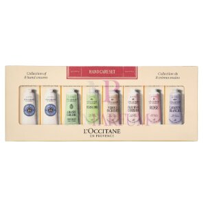 LOccitane Hand Care Set 8x30ml - Hand Cream - 2x Karite/Rose/Fleurs De Cerisier/Lavande Blanche/Néroli Orchidee/Amande Sublime/Verveine 240ml