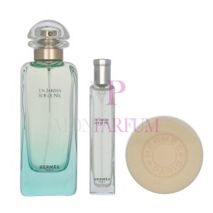 Hermes Un Jardin Sur Le Nil Set Eau de Parfum 100ml/Eau de Parfum 15ml/Soap 50g 165ml