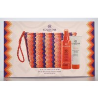 Collistar Sun Geschenkset Tanning Spray Milk Spf30 200ml/After-Sun Balm 100ml/Pouch 300ml