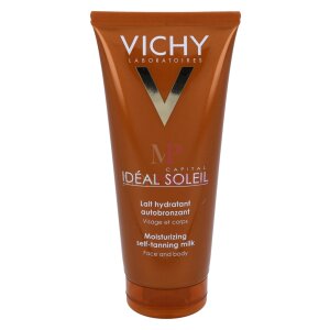 Vichy Ideal Soleil Moisturizing Self-Tanning Milk Face And Body 100ml