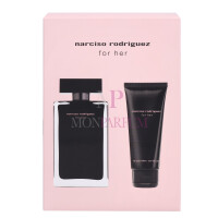 Narciso Rodriguez For Her Geschenkset Eau de Toilette 100ml/Body Lotion 75ml/Travel Retail
