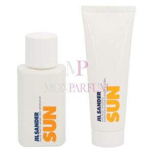 Jil Sander Sun Women Eau de Toilette Spray 75ml / Hair & Body Shampoo 75ml