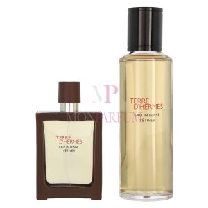 Hermes Terre DHermes Eau Intense Vetiver Geschenkset Eau de Parfum 30ml/Eau de Parfum Refill 125ml