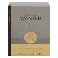 Azzaro Wanted Eau de Toilette Spray 100ml / Hair & Body Shampoo 100ml