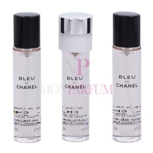 Chanel Bleu de Chanel Eau de Toilette Twist & Spray 3 x 20ml