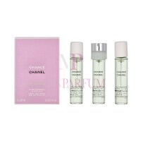 Chanel Chance Eau Fraiche Geschenkset 3x Eau de Toilette Refill 20Ml - Twist and Spray