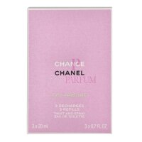 Chanel Chance Eau Fraiche Geschenkset 3x Eau de Toilette Refill 20Ml - Twist and Spray