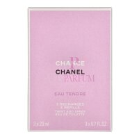 Chanel Chance Eau Tendre Geschenkset 3x Eau de Toilette Refill 20Ml - Twist and Spray
