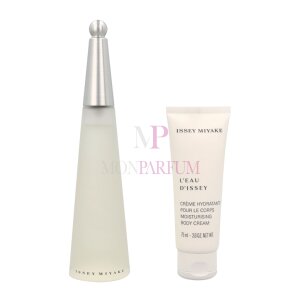 Issey Miyake LEau DIssey Pour Femme Geschenkset Eau de Toilette 100ml/Body Cream 75ml