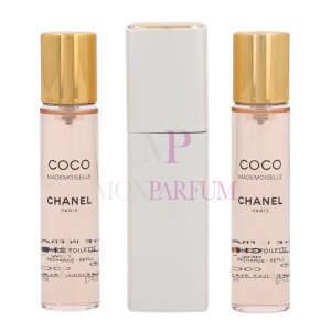 Chanel Coco Mademoiselle Geschenkset 2x Eau de Toilette Refill 20Ml/1x Eau de Toilette 20Ml - Twist and Spray