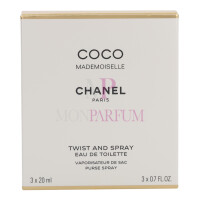Chanel Coco Mademoiselle Geschenkset 2x Eau de Toilette Refill 20Ml/1x Eau de Toilette 20Ml - Twist and Spray