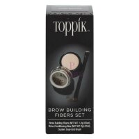 Toppik Brow Building Fibers Set - Dark Brown 2gr