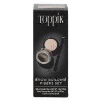 Toppik Brow Building Fibers Set - Light Brown 2gr