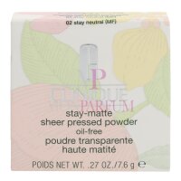 Clinique Stay-Matte Sheer Pressed Powder #02 Stay Nutral 7,6g