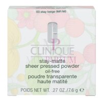 Clinique Stay-Matte Sheer Pressed Powder #03 Stay Beige 7,6g